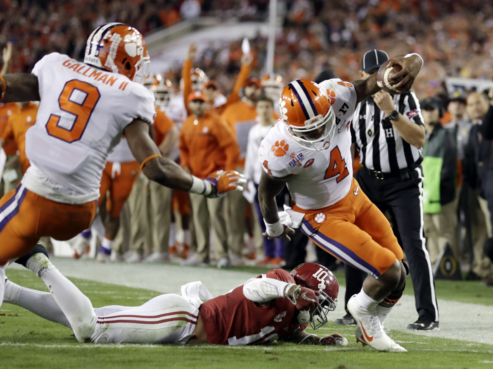 2017: Clemson becomes first team to beat Nick Saban’s Alabama dynasty in national title game